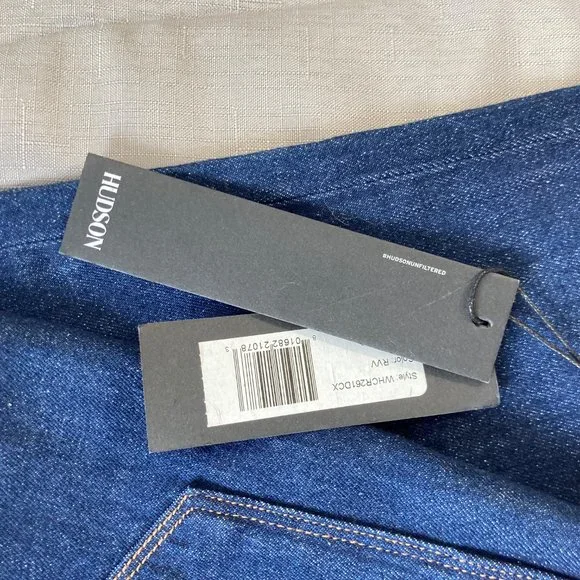 Hudson high rise Zoeey deep cuff straight crop jean size 27 - Picture 11 of 14